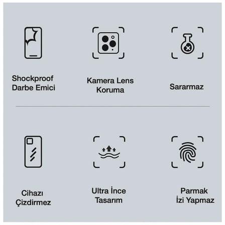 iPhone 12 Pro Max 6.7inç Gold Çerçeve Kamera Korumalı Bumper Kılıf-(5775)