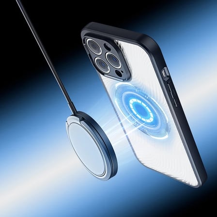 Dux Ducis iPhone 12 Pro Max Aimo Series Mag Safe Premium Buzlu Sert PC-TPU Kılıf-(5775)