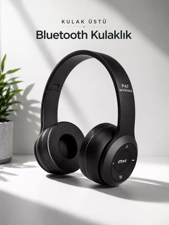 Kulak İçi Kablosuz Bluetooth Kulaklık Ekstra Bass ve Çok Yönlü Kullanım