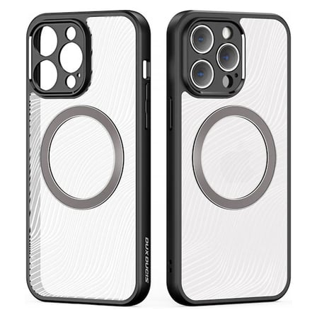 Dux Ducis iPhone 13 Pro Aimo Series MagSafe Premium Buzlu Sert PC-TPU Kılıf-(5775)