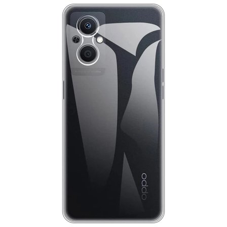 Ally OPPO A96 5G Kılıf Kamera Korumalı Ultra İnce Şeffaf Silikon Kılıf-(5775)
