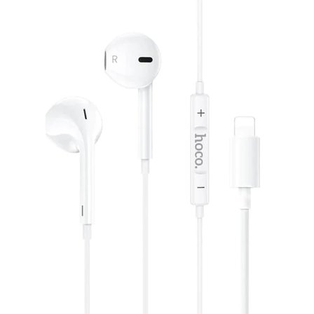 HOCO M111 Primero Lightning Kulakiçi Mikrofonlu Kablolu Kulaklık-(5775)