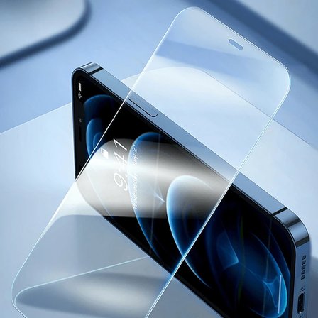 Baseus iPhone 15 Pro Corning Serisi Silikon Kılıf + Tempered Ekran Koruyucu Set-(5775)