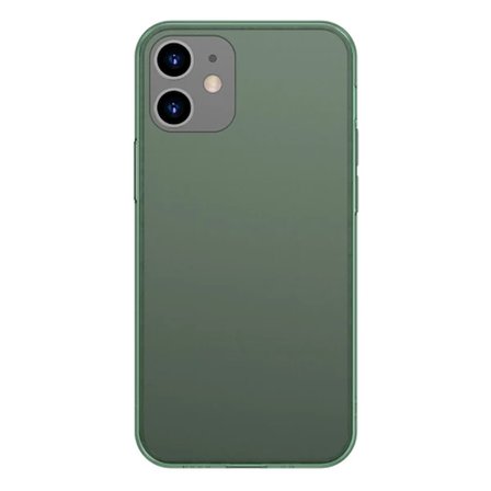 Baseus Frosted Glass iPhone 12 Pro Max 6.7inch Shockproof Koruyucu Kılıf-(5775)