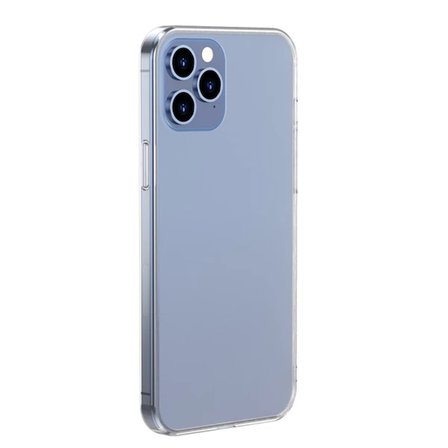 Baseus Frosted Glass iPhone 12 Pro Max 6.7inch Shockproof Koruyucu Kılıf-(5775)