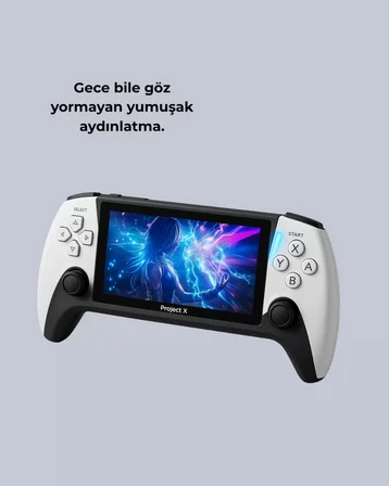 Kompakt ve Hafif Retro Oyun Konsolu 1000 Klasik Oyun Dahil