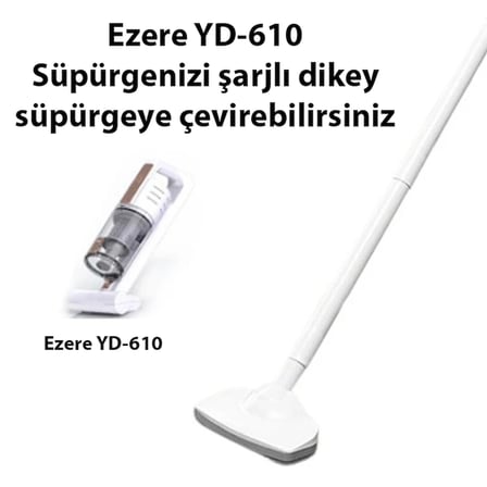 Ezere YD-610 Süpürge için Boru ve Başlık Seti-(5775)