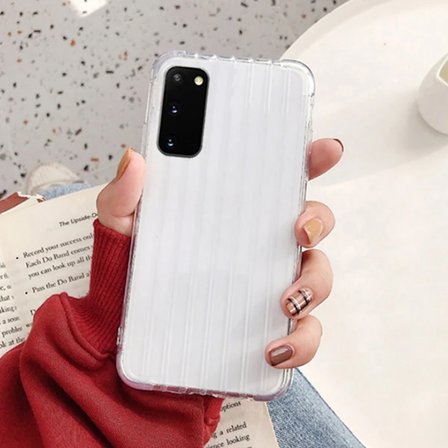 Ally Samsung Galaxy S20 Trunk Lines ince Soft Silikon Kılıf-(5775)