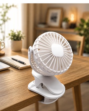 Araç ve Kamp Kullanımına Uygun Döner Başlıklı Fan