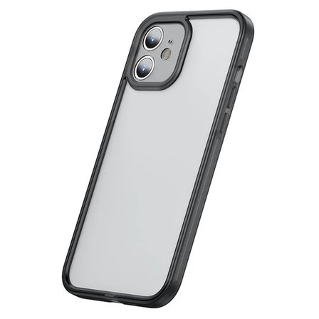Baseus iPhone 12 6.1 Kamera Lens Koruyuculu Frame Kılıf-(5775)