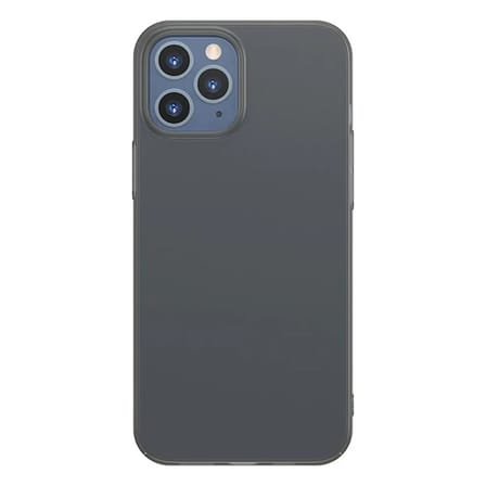 Baseus İPhone 12/ 12 Pro Comfort İnce Şeffaf Kılıf Matte PP Kılıf-(5775)