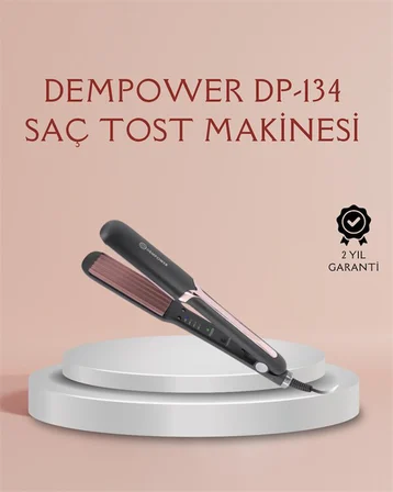 DP-134 Tost Saç Şekillendirici – Hızlı Isınan Kalıcı ve Belirgin Dalgalar İçin İdeal