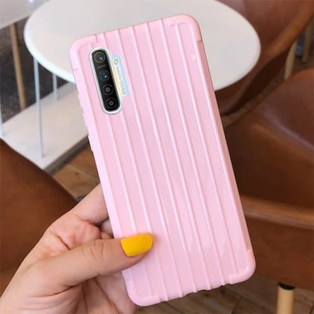 Ally Oppo Realme XT/X2 Trunk Lines ince Soft Silikon Kılıf-(5775)