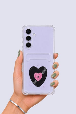Samsung Galaxy S25 FE Kartlıklı Vinly Desenli Kılıf