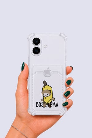 iPhone 16 Kartlıklı Boş Yapma Desenli Kılıf