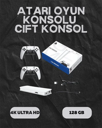 M15 Retro Konsol – 20.000 Oyunlu Çift Gamepadli 4K HDMI