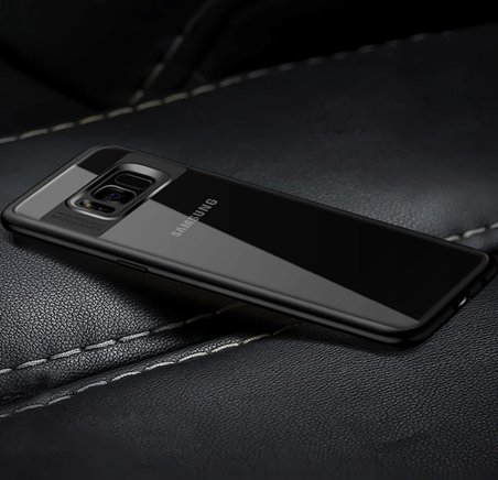 Ally Galaxy Note 8 Darbeya Dayanıklı Şeffaf Silikon Kılıf-(5775)