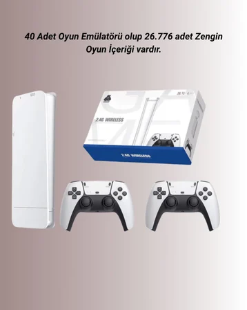 M15 Retro Konsol – 20.000 Oyunlu Çift Gamepadli 4K HDMI