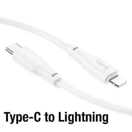 HOCO X93 Force 20W Type-C to iPhone Lightning-C Ultra Hızlı Şarj ve Data Kablosu-(5775)