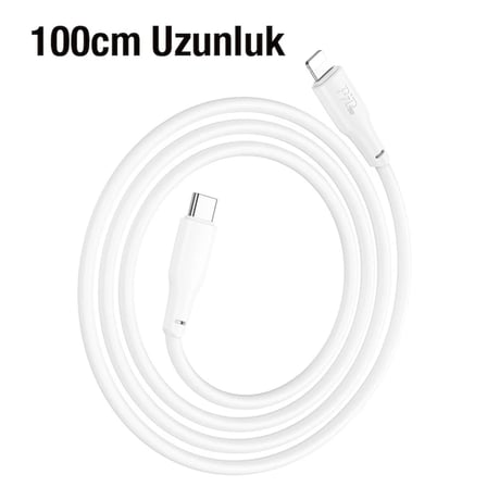 HOCO X93 Force 20W Type-C to iPhone Lightning-C Ultra Hızlı Şarj ve Data Kablosu-(5775)