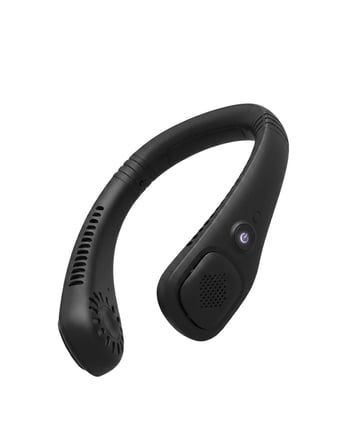 Hafif Ergonomik Tasarımlı Uzun Pil Ömürlü Kişisel Boyun Fanı