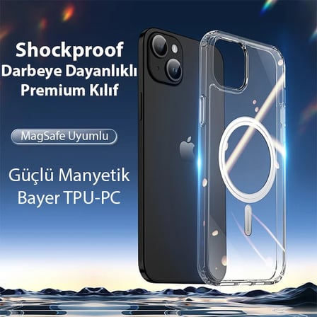 Dux Ducis Clin Mag Series iPhone 15 Plus Magsafe Uyumlu Manyetik Silikon Kılıf-(5775)