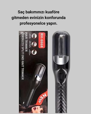 Profesyonel RH-6668 Şarjlı Elektrikli Saç Kesme ve Düzeltici Makine