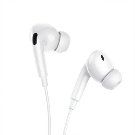 HOCO M111 Pro Primero Lightning Kulakiçi Mikrofonlu Kablolu Kulaklık-(5775)