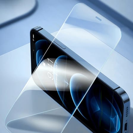 Baseus iPhone 15 Pro Max Corning Serisi Silikon Kılıf + Tempered Ekran Koruyucu Set-(5775)