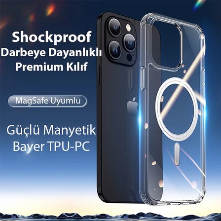 Dux Ducis Clin Mag Series iPhone 15 Pro Magsafe Uyumlu Manyetik Silikon Kılıf-(5775)