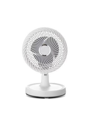 Sessiz Çalışan Mini Masaüstü Fan 2 Kademeli Otomatik Salınımlı