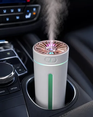 USB Araç Nemlendirici 5 Esans Hediyeli Renkli Işıklı Mini Difüzör