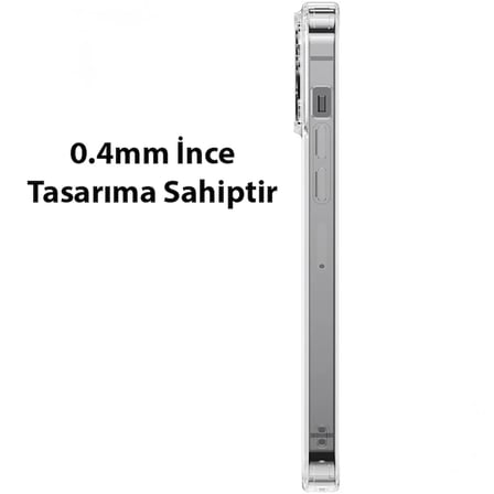 Baseus Frosted Glass iPhone 13 Pro 6.1inch Shockproof Koruyucu Kılıf-(5775)