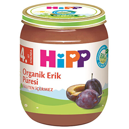 Hipp Kavanoz Maması Organik Erik Püresi 125 gr