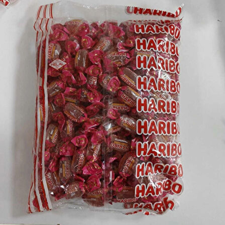 Haribo Fruitbons Yumuşak Şekerleme 1 kg çilek aromalı