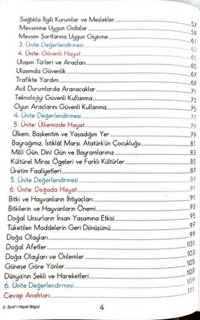 2.Sınıf Hayat Bilgisi - Etkinlikli Çalışma ve Soru Bankası Kitabı