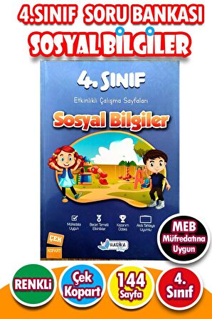 4.Sınıf Sosyal Bilgiler - Etkinlikli Çalışma ve Soru Bankası Kitabı