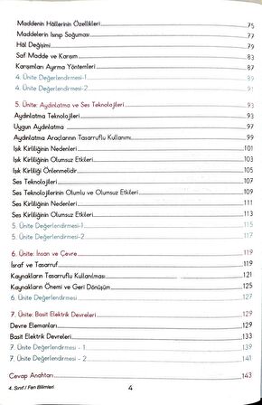 4.Sınıf Fen Bilimleri - Etkinlikli Çalışma ve Soru Bankası Kitabı