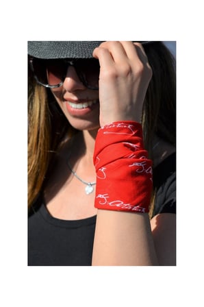 50 ADET Atatürk İmzalı Çok Amaçlı Bandana Fular Kırmızı Renk 50x50 (Okul, Etkinlik, Tören, Gösteri)