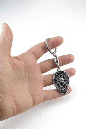 Bekçi Anahtarlık Eskitme Renkli Metal 1 Adet 1804