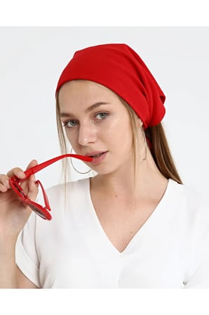 Kırmızı Düz Fular - Bandana - 23 Nisan, 29 Ekim, 30 Ağustos, 19 Mayıs Tören  %100cotton