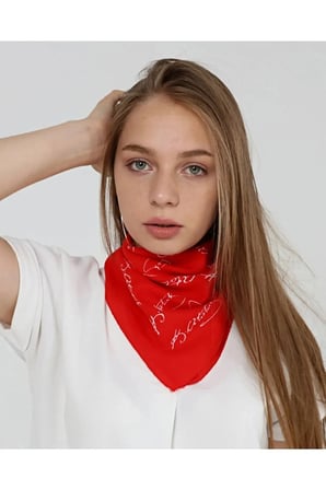 Atatürk Imzası Bandana 23 Nisan, 29 Ekim, 30 Ağustos, 19 Mayıs Fular 12 adet