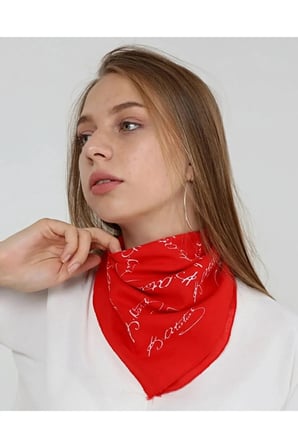 Atatürk Imzası Bandana 23 Nisan, 29 Ekim, 30 Ağustos, 19 Mayıs Fular 12 adet