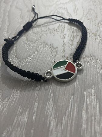 Filistin ( Kudüs Palestine ) Metal Bileklik ( Bileğe Göre Ayarlanabilir.