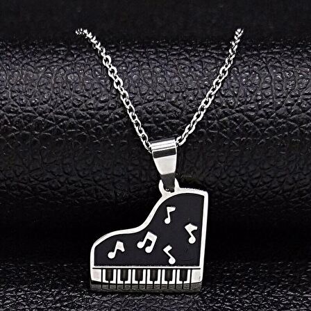 Herşey Nota Piyano Nota Melodi Kolye