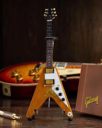 Axe Heaven Elektro Gitar Gövdesi Elektro  Minyatür 25 cm 3D