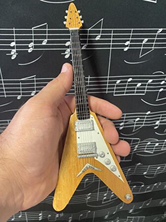 Axe Heaven Elektro Gitar Gövdesi Elektro  Minyatür 25 cm 3D