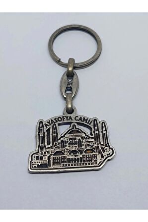 Ayasofya Camii Metal Anahtarlık, Eskitme Koleksiyon ANAHTARLIK