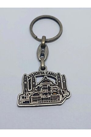 Ayasofya Camii Metal Anahtarlık, Eskitme Koleksiyon ANAHTARLIK