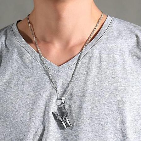 Pense Tamir Tamirci Çelik Kolye 